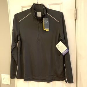 Women’s Black Medium Callaway 1/4 Zip Pullover NWT